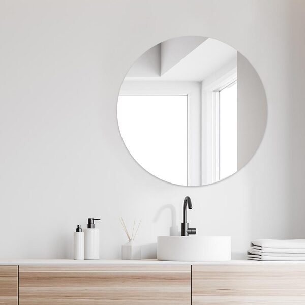 비욘드퍼니싱 고급형 욕실 인테리어 화장대 거울 프로젝트 원형 700Ø